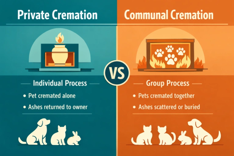 Private Pet Cremation vs Communal Cremation