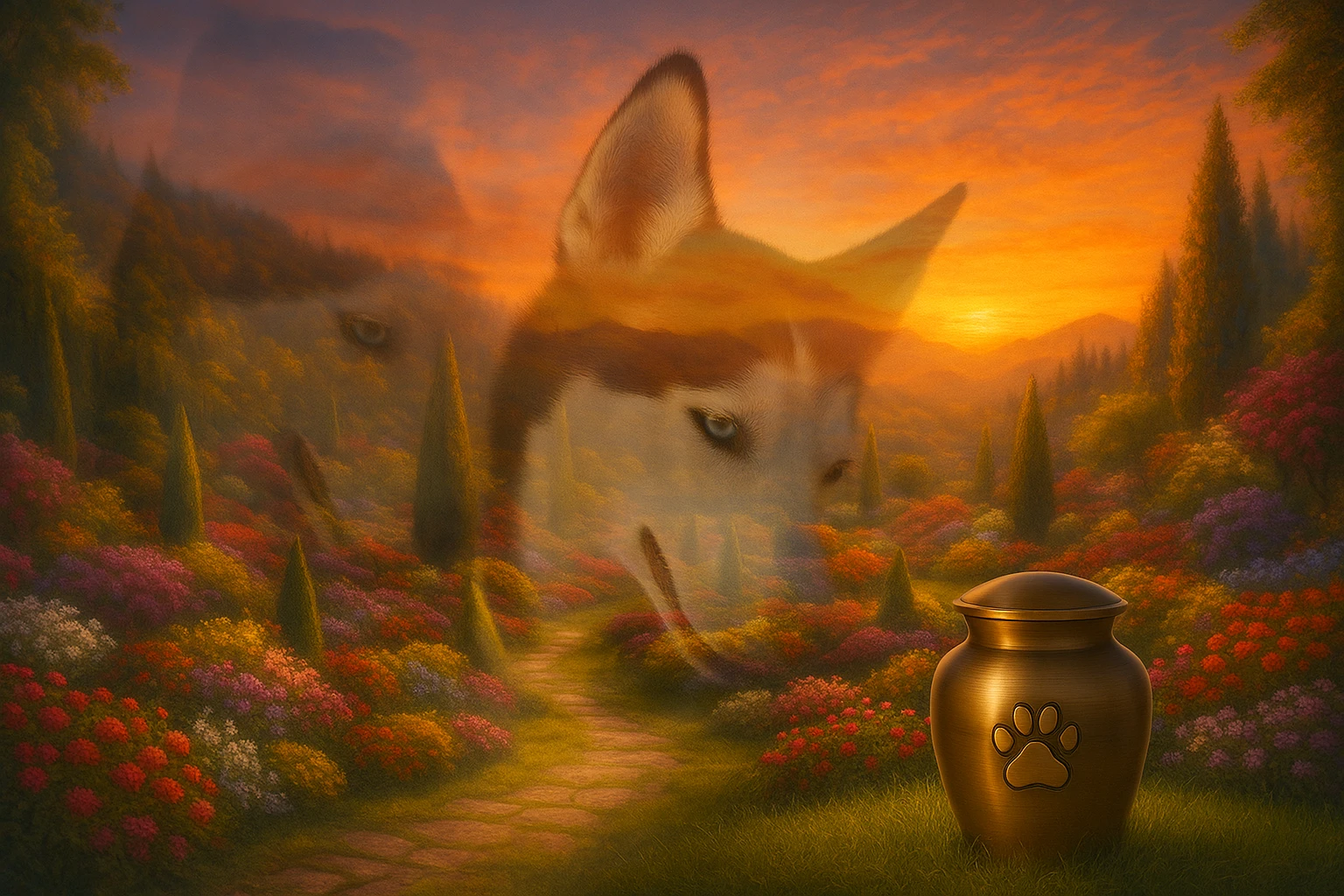 Respectful handling and cremation process for pets