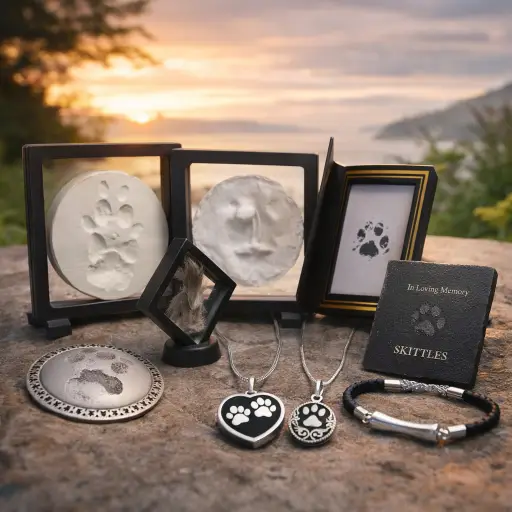 Pet urns and cremation jewelry memorial options