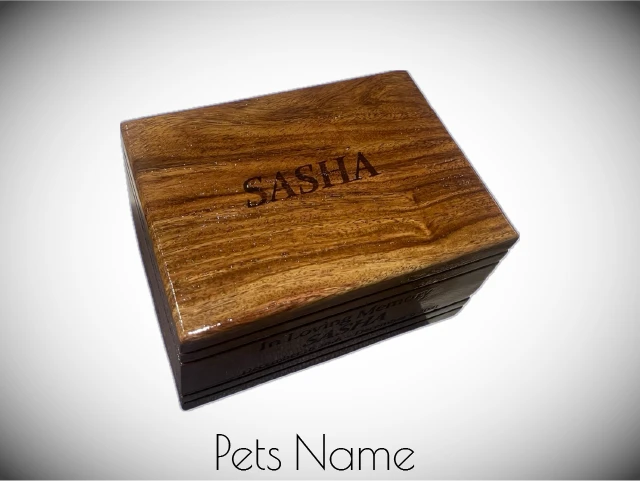 Personalized pet memorial item with pet name