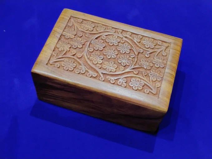 Rosewood picture frame pet urn